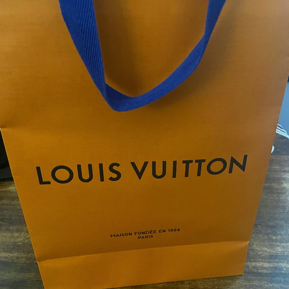 Authentic Louis Vuitton paper gift bag